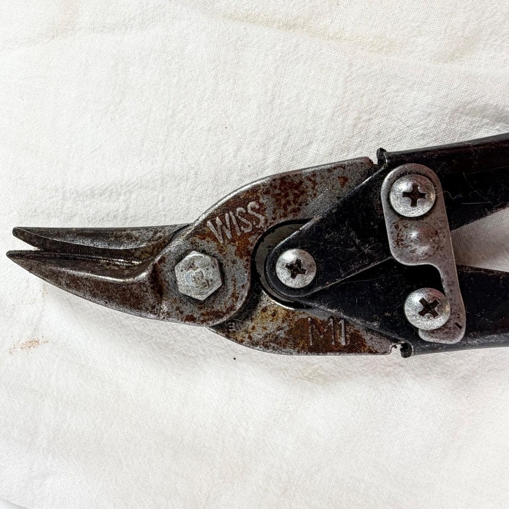 Wiss M1 Metal Master Aviation Snips Compound Action Shears Made in USA Black